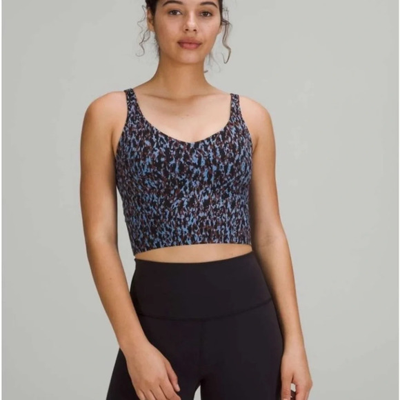 lululemon athletica Other - Lululemon Align Tank Top Leopard Camo Blue Nile Multi; Size 10